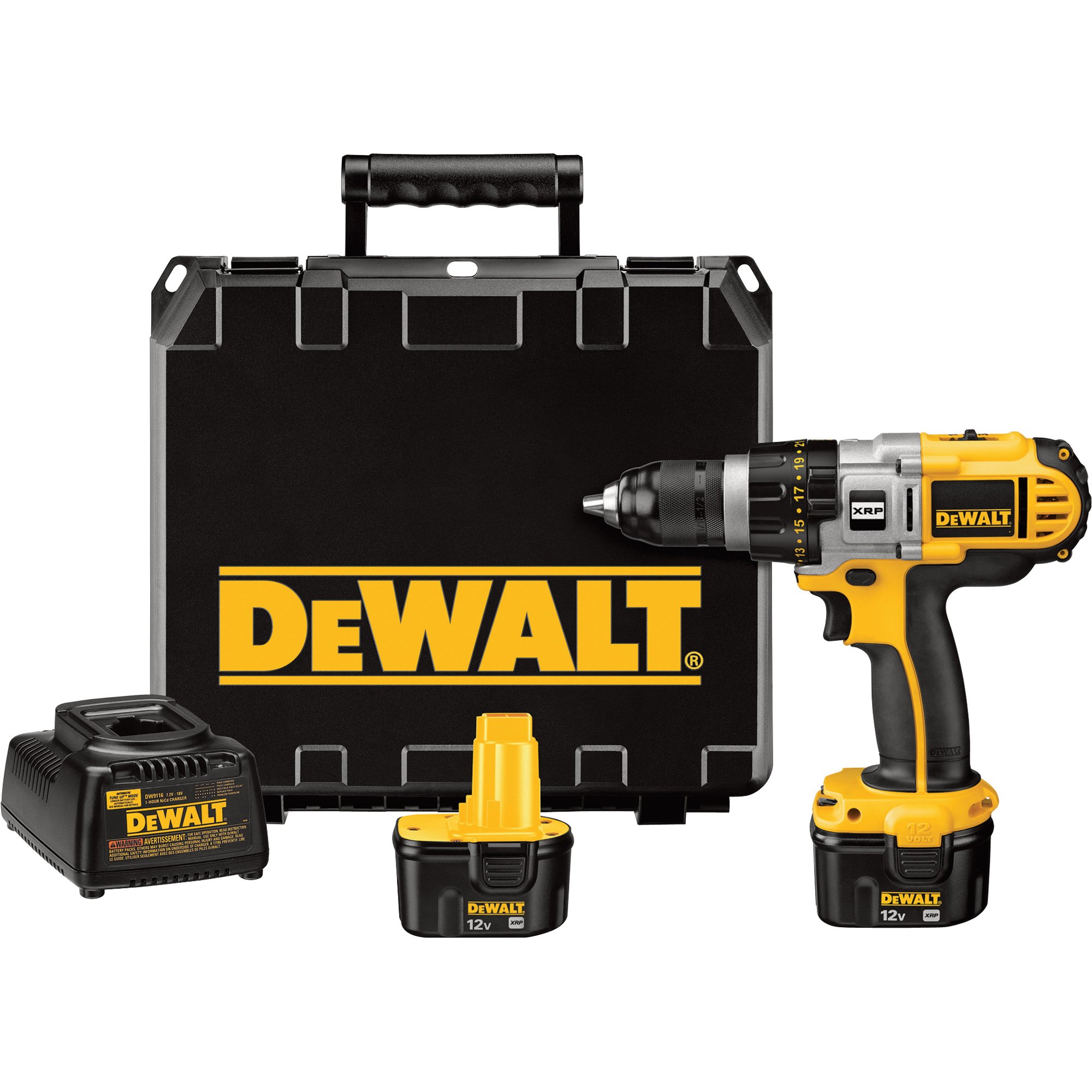 DEWALT XRP Drill/Driver — 1/2in. Drive, 12 Volt, Model# DCD910KX
